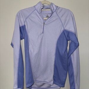 L.L. Bean Women’s 1/4 Zip Pullover - Size Small - Lavender & Periwinkle